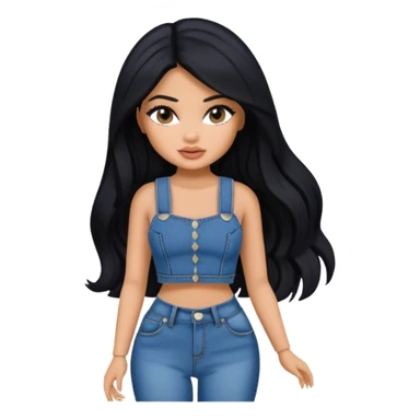 kylie jenner as pretty bratz baddie sticker