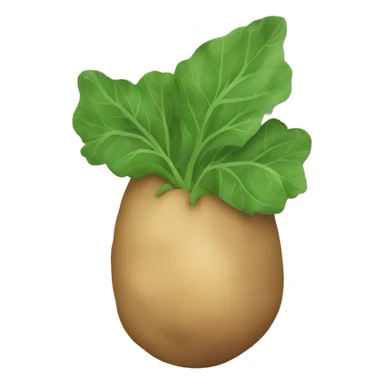 potato crop icon sticker