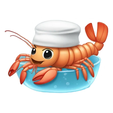 Shrimp in a Gi sticker
