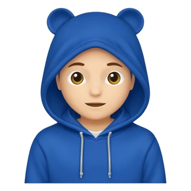 royal blue hoodie sticker