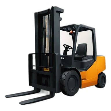 forklift in a warehouse sticker