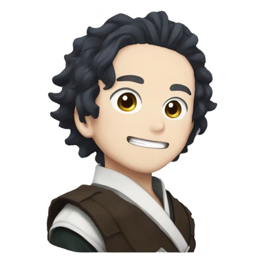 Make tanjiro from demon slayer sticker