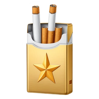 seven stars cigaret pack sticker