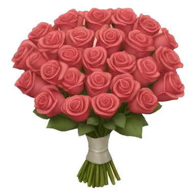 100 rose bouquet sticker