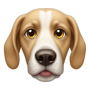 bodegueiro dog misses one eye sticker