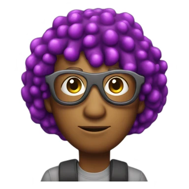 Computer Engineer purple octopus sticker