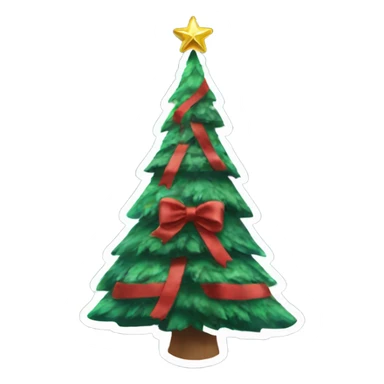 Christmas tree with Spider-Man  sticker