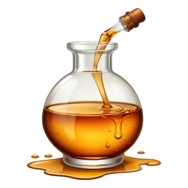 spilled bottle of brendy sticker