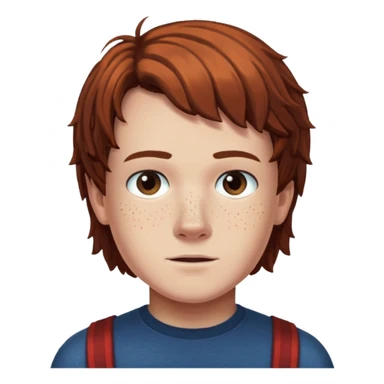Will from Stranger Things saying can we play Minecraft now? sticker