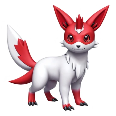  Cute Guilmon-Latias-Zangoose-Umbreon-Fakémon-hybrid-creature (full body)  sticker