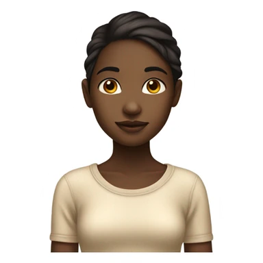 Hyperpigmentation girl sticker