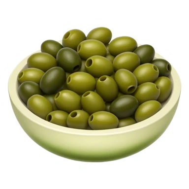 black and green olives cut into pieces like a toppings sticker