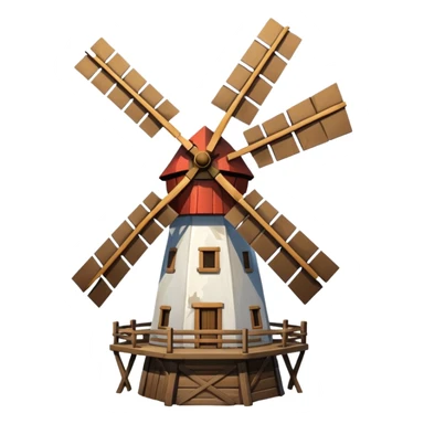 Windmill sticker