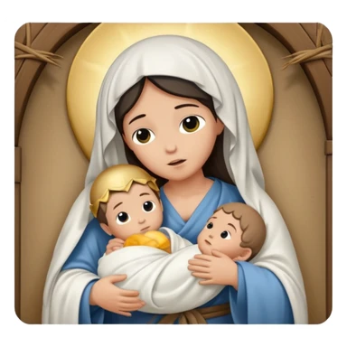 Pessebre Nadal nen jesús sticker