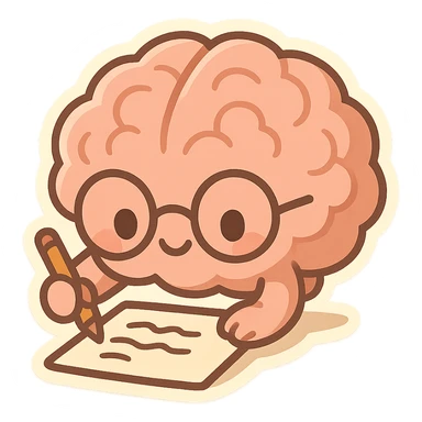 Brainwrote without text sticker