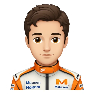 Lando Norris McLaren f1 driver sticker