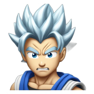 gogeta blue sticker