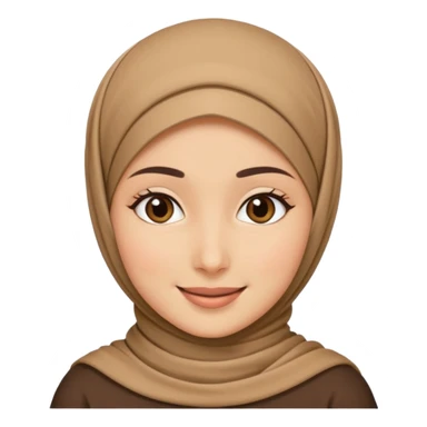 Hijabi girls with no face asthetic  sticker