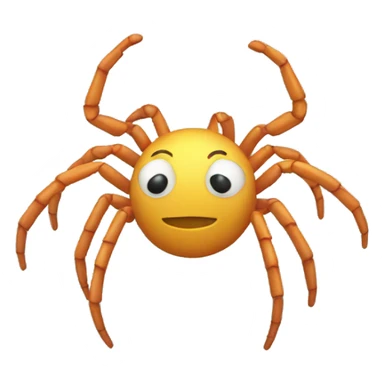 cute 3d spider sticker
