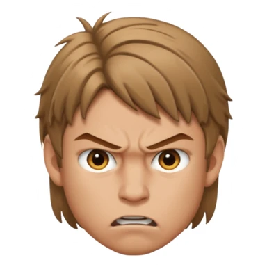 thorfinn angry face Kid  sticker