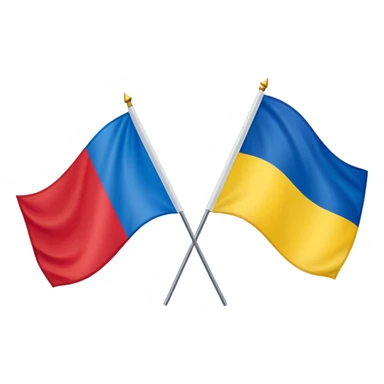 poland ukraine flag sticker