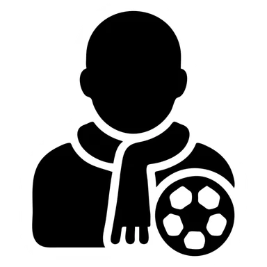 user icon for Alianza Lima fan club, incorporating a soccer element sticker