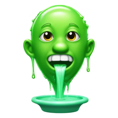 Snot fountain sticker