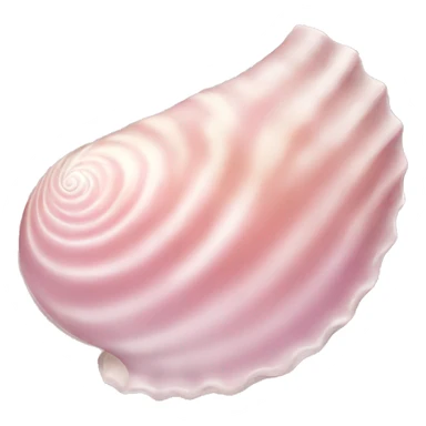 light pink shell sticker