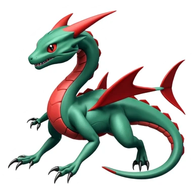 Hydra-Scizor-Salamence-Rayquaza-Zygarde-Salandit-fusion (full body) sticker