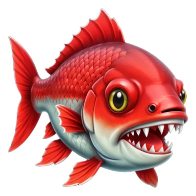 Piranha sticker