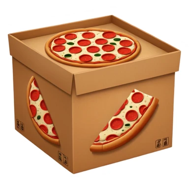 box of pepperoni sticker