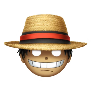 Chapeau de paille de luffy dans one piece  sticker