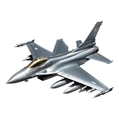 F-16 fighter jet sticker