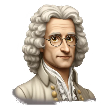 isaac newton sticker