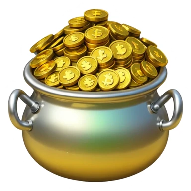 Pot of gold sticker
