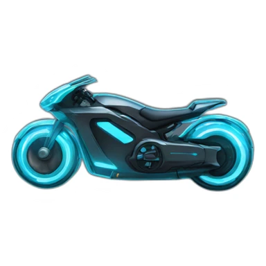 Tron lightcycle sticker