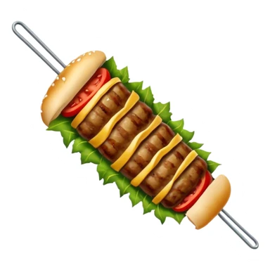 Une broche à kebab sticker