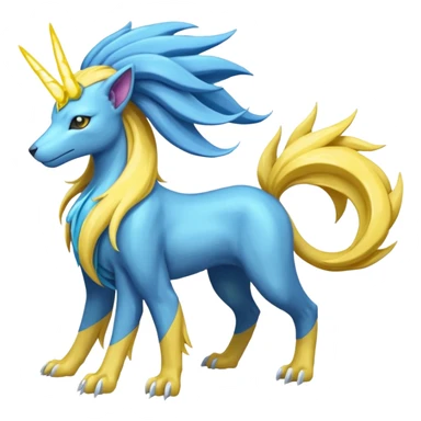 Manectric-Suicune-Helioptile-Heliolisk-fusion-hybrid-creature  sticker