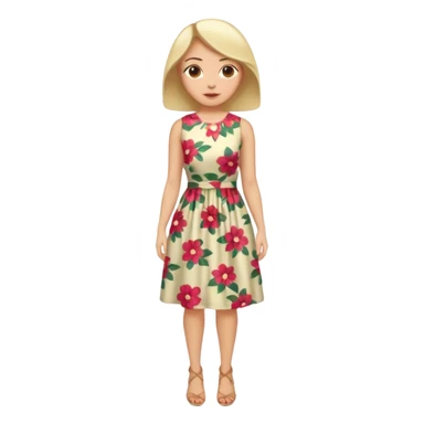 ligth woman housewife clothes full body  sticker