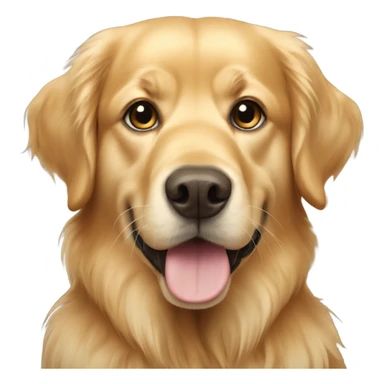 A golden retriver  sticker
