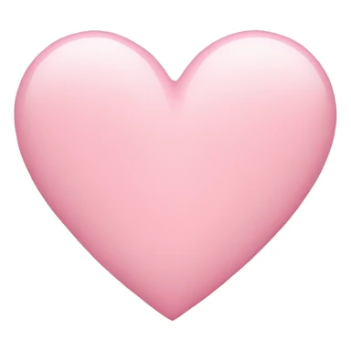 Pastel pink heart sticker