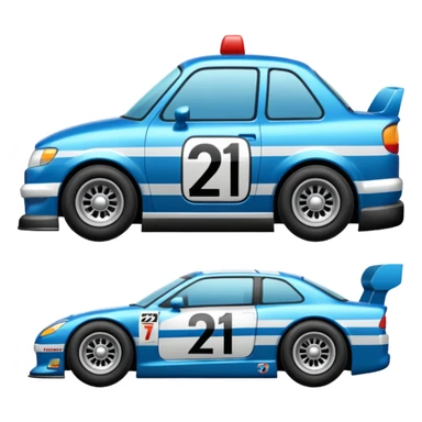 Stock car 21 sticker