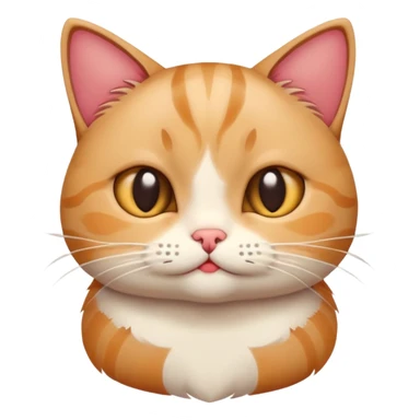 Embarrassed cat when he do not know how to answer to a proposal sticker