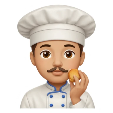 chef kissing face sticker