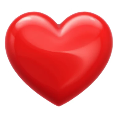 3 D spinning red heart sticker