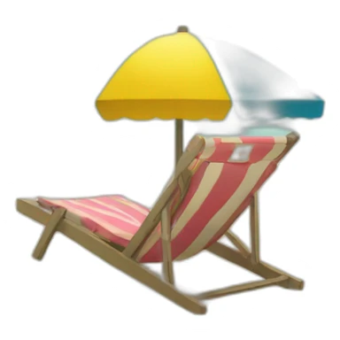 Être à la plage sticker