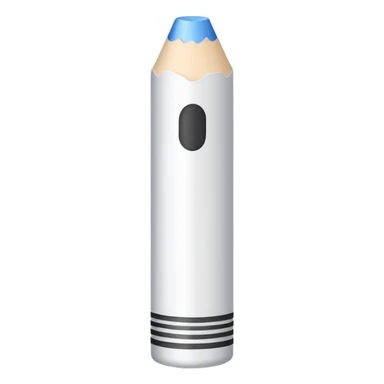 white crayon sticker