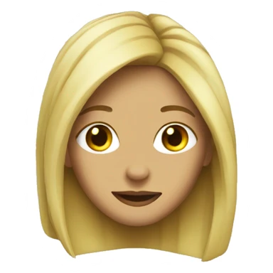 Weed blonde girl  sticker