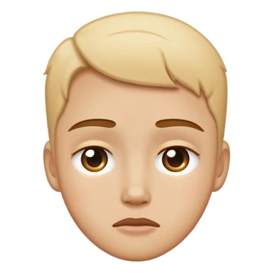 Make an emoji that cries but something like that 🥲 sticker