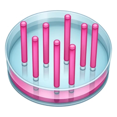 placa de petry com bastoes rosas sticker